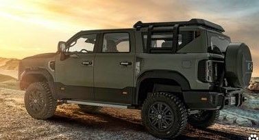 MS600 Dongfeng Mengshi Civil Vehicle  GVW(kg）4500-4900KG Drive mode 4x4 Seats 2-6
